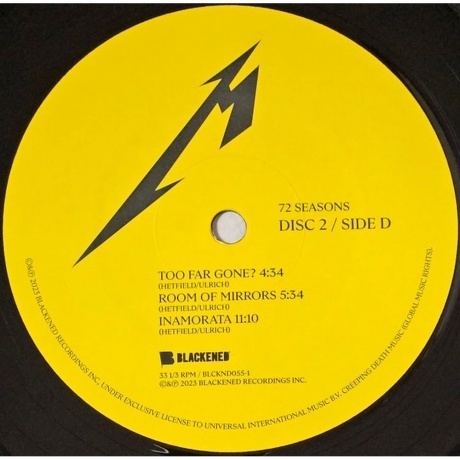 Metallica - 72 Seasons (0602455012401) виниловая пластинка - фото 7