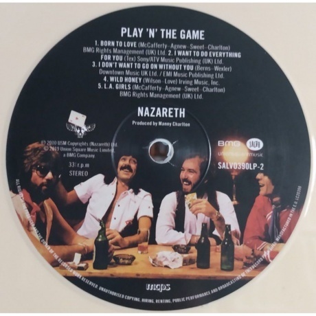 Nazareth - Play 'N' The Game (coloured) (4050538474466) виниловая пластинка - фото 5