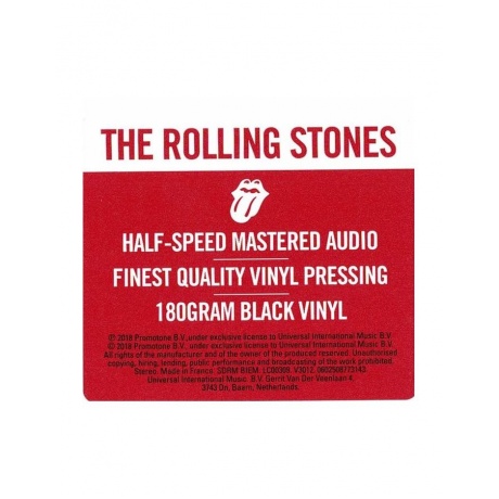 Виниловая пластинка Rolling Stones, The, Sticky Fingers (Half Speed) (060250877314) - фото 5
