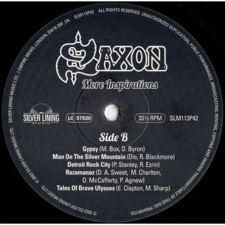 Saxon - More Inspirations (0190296135866) виниловая пластинка - фото 4