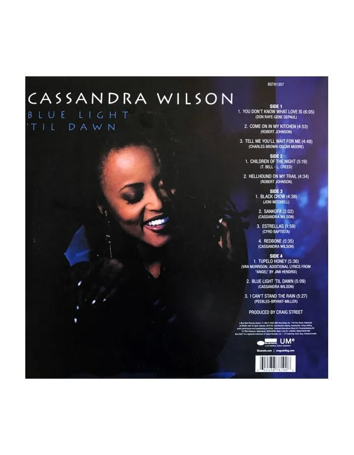 Виниловая пластинка Wilson, Cassandra, Blue Light 'Til Dawn (0602438761906) - фото 4