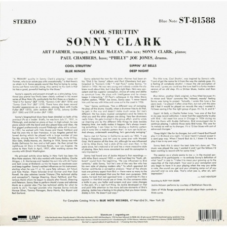 0602435791784, Clark, Sonny, Cool Struttin' виниловая пластинка - фото 2