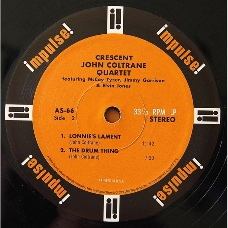 John Coltrane - Crescent (Analogue, Acoustic Sounds) (0602438075829) виниловая пластинка - фото 6