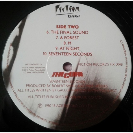 The Cure - Seventeen Seconds (0602547875372) виниловая пластинка - фото 6