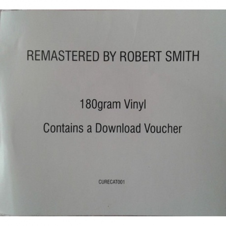 The Cure - Seventeen Seconds (0602547875372) виниловая пластинка - фото 8