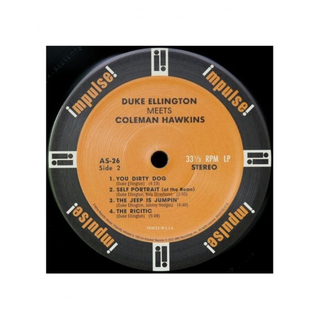 0602438075959, Виниловая пластинка Ellington, Duke, Meets Coleman Hawkins (Acoustic Sounds) - фото 6