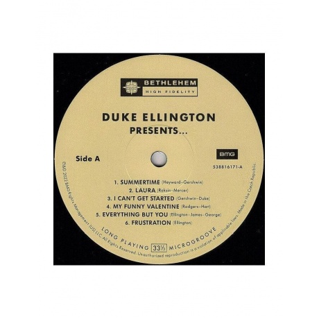 4050538816174, Виниловая пластинка Ellington, Duke, Presents… - фото 4