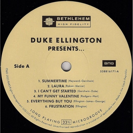 Duke Ellington - Presents… (4050538816174) виниловая пластинка - фото 4