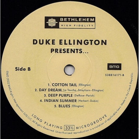 Duke Ellington - Presents… (4050538816174) виниловая пластинка - фото 5