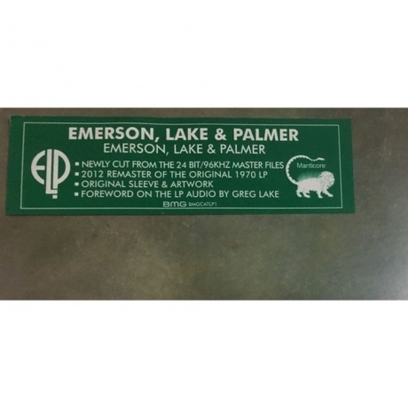 Emerson Lake &amp; Palmer - Emerson, Lake &amp; Palmer (4050538179958) виниловая пластинка - фото 5