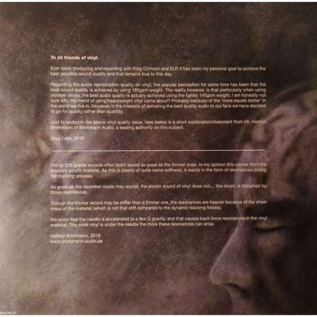 Emerson Lake &amp; Palmer - Emerson, Lake &amp; Palmer (4050538179958) виниловая пластинка - фото 8