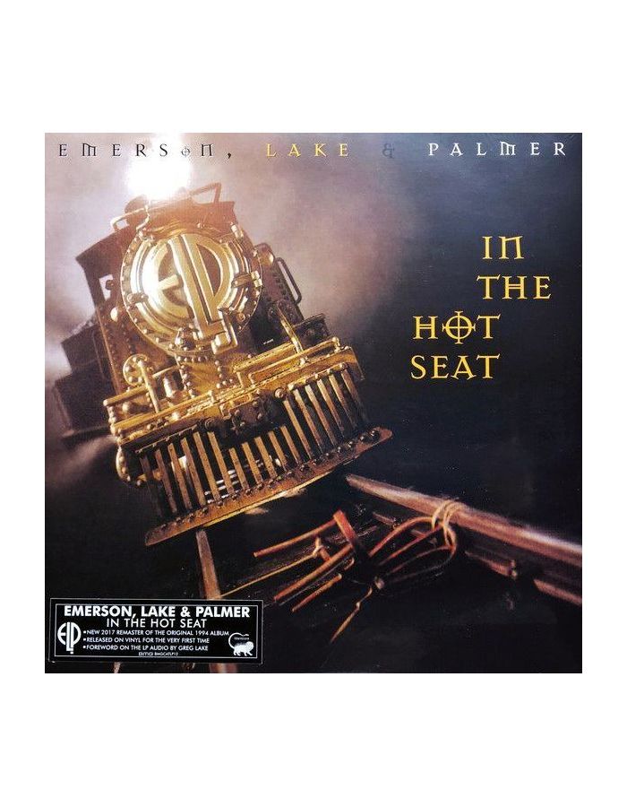 4050538181470, Виниловая пластинка Emerson, Lake & Palmer, In The Hot Seat группа мастер альбом 33 жизни постер
