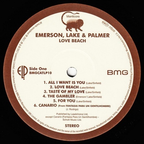 Emerson Lake &amp; Palmer - Love Beach (4050538180534) виниловая пластинка - фото 3