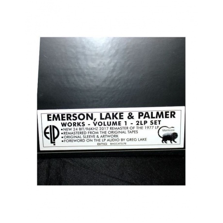 4050538180411, Виниловая пластинка Emerson, Lake &amp; Palmer, Works Vol.1 - фото 2