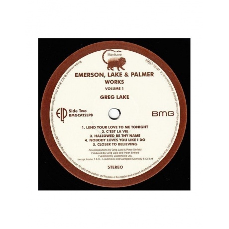 4050538180411, Виниловая пластинка Emerson, Lake &amp; Palmer, Works Vol.1 - фото 6
