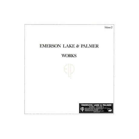 4050538180473, Виниловая пластинка Emerson, Lake &amp; Palmer, Works Vol.2 - фото 1