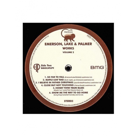4050538180473, Виниловая пластинка Emerson, Lake &amp; Palmer, Works Vol.2 - фото 4