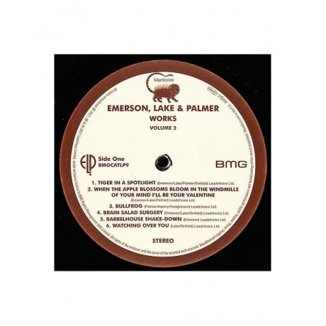 4050538180473, Виниловая пластинка Emerson, Lake &amp; Palmer, Works Vol.2 - фото 5
