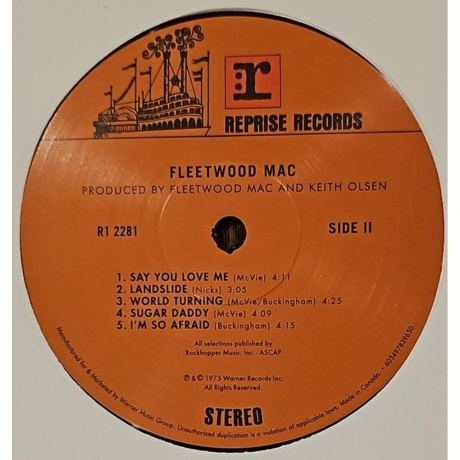 Fleetwood Mac - Fleetwood Mac (0603497839650) виниловая пластинка - фото 4