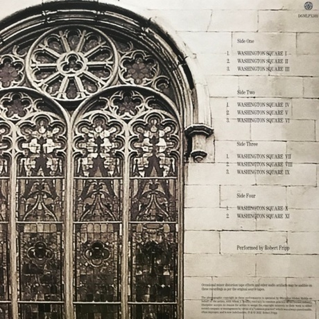 Robert Fripp - Washington Square Church (0633367606112) виниловая пластинка - фото 4