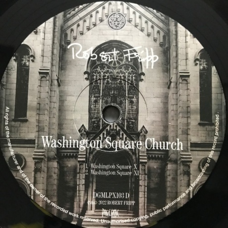 Robert Fripp - Washington Square Church (0633367606112) виниловая пластинка - фото 8