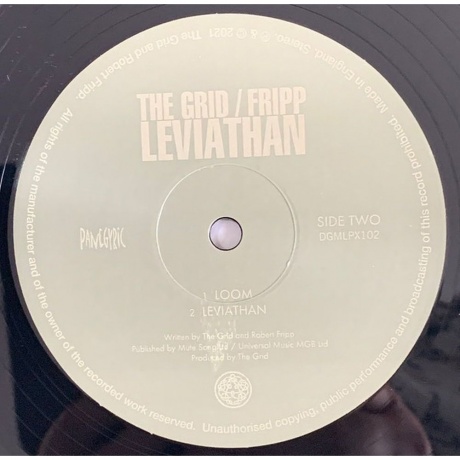 Robert Fripp &amp; The Grid - Leviathan (0633367793317) виниловая пластинка - фото 3