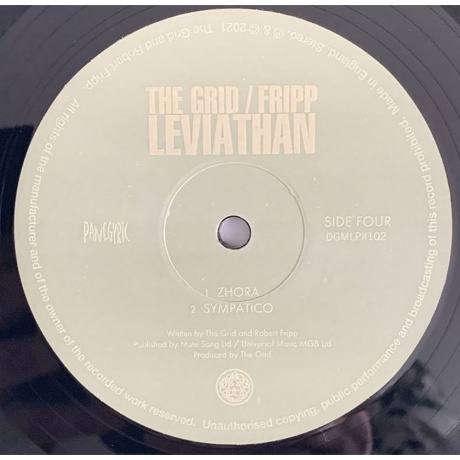 Robert Fripp &amp; The Grid - Leviathan (0633367793317) виниловая пластинка - фото 5