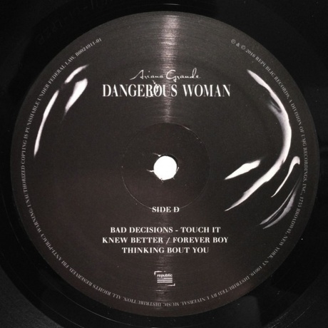 Ariana Grande - Dangerous Woman (0602547868541) виниловая пластинка - фото 9