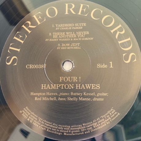 Hampton Hawes - Four! (Analogue, Acoustic Sounds) (0888072241015) виниловая пластинка - фото 3