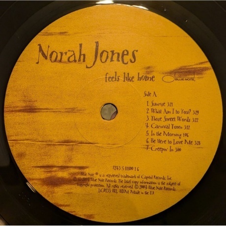 Norah Jones - Feels Like Home (0724358480016) виниловая пластинка - фото 5