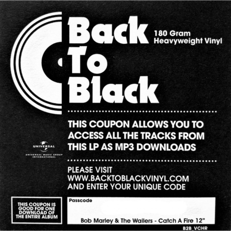 Bob Marley - Catch A Fire (0600753600689) виниловая пластинка - фото 7