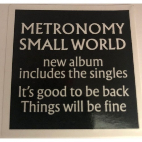 Metronomy - Small World (5060899077144) виниловая пластинка - фото 10