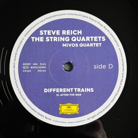 Mivos Quartet - Reich: The String Quartets (0028948633869) виниловая пластинка - фото 7