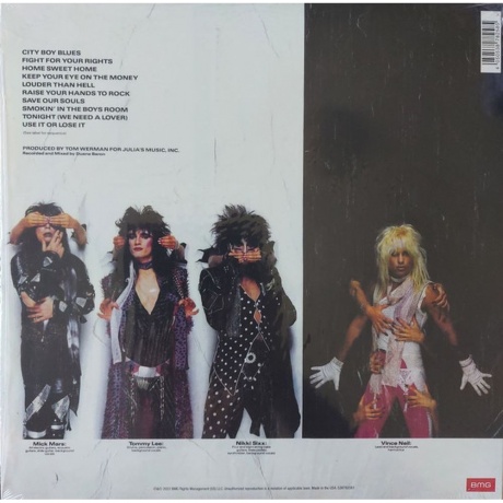 Motley Crue - Theatre Of Pain (4050538782585) виниловая пластинка - фото 2