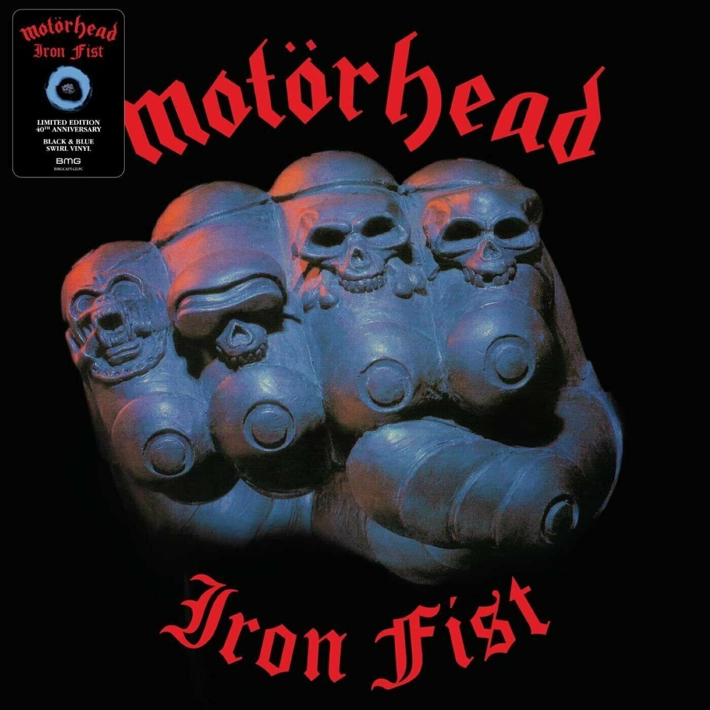 виниловая пластинка motorhead iron fist 40th anniversary black 4050538696547, Виниловая пластинка Motorhead, Iron Fist (coloured)