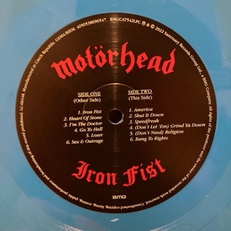 Motorhead - Iron Fist (coloured) (4050538696547) виниловая пластинка - фото 4