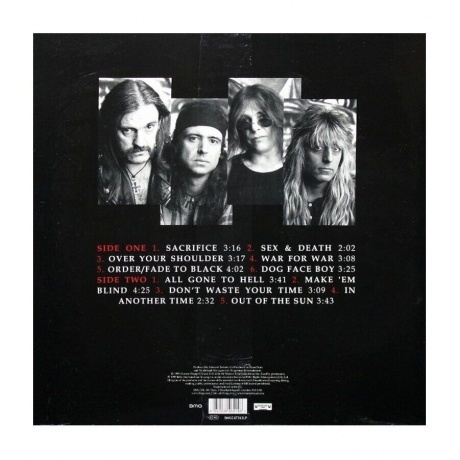 Motorhead - Sacrifice (coloured) (4050538826012) виниловая пластинка - фото 2