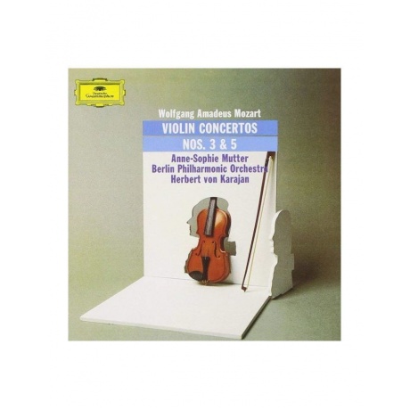 0028947963332, Виниловая пластинка Mutter, Anne-Sophie, Mozart: Violin Concertos 3 &amp; 5 - фото 1