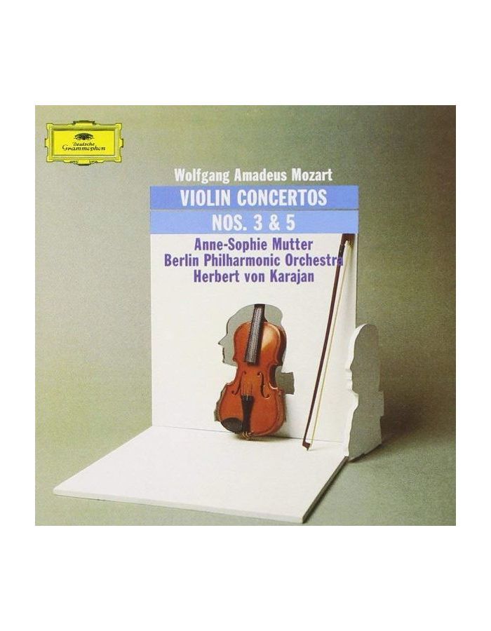 0028947963332, Виниловая пластинка Mutter, Anne-Sophie, Mozart: Violin Concertos 3 & 5 anne sophie mutter vivaldi four seasons vinyl