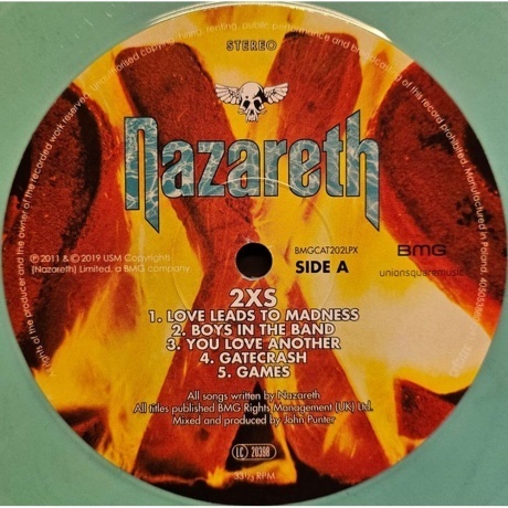 Nazareth - 2XS (Aqua) (4050538801293) виниловая пластинка - фото 3