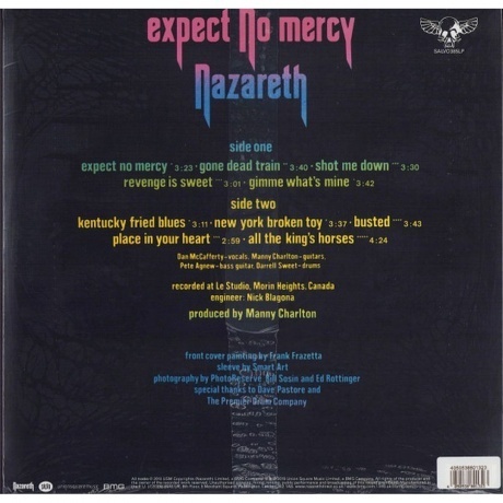 Nazareth - Expect No Mercy (Pink) (4050538801323) виниловая пластинка - фото 2