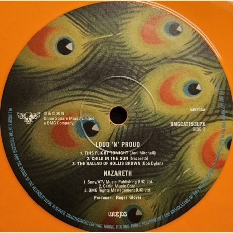 Nazareth - Loud 'N' Proud (coloured) (4050538801347) виниловая пластинка - фото 5