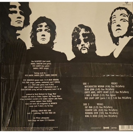 Nazareth - Nazareth (coloured) (4050538801361) виниловая пластинка - фото 2