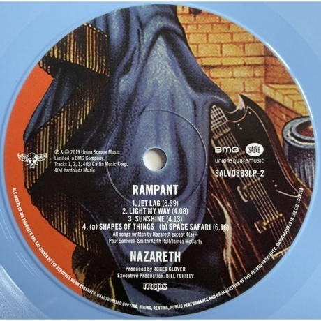 Nazareth - Rampant (Blue) (4050538801422) виниловая пластинка - фото 10