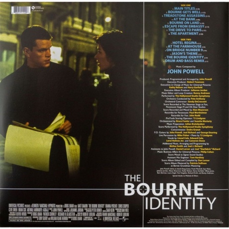 OST - The Bourne Identity (John Powell) (0888072414006) виниловая пластинка - фото 2