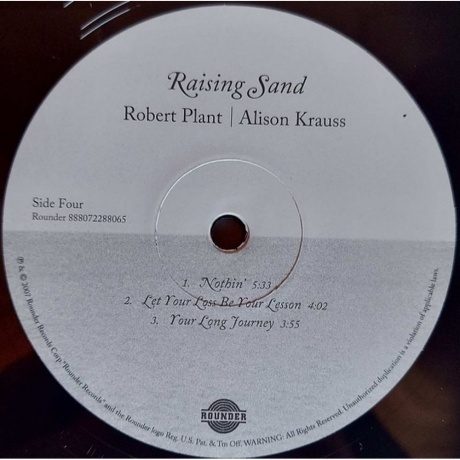 Robert Plant &amp; Alison Krauss - Raising Sand (0888072288010) виниловая пластинка - фото 8