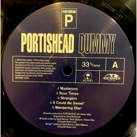 Portishead - Dummy (0602537972050) виниловая пластинка - фото 7