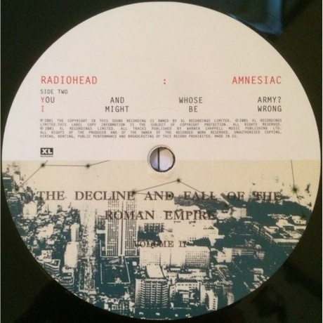 Radiohead - Amnesiac (0634904078300) виниловая пластинка - фото 6