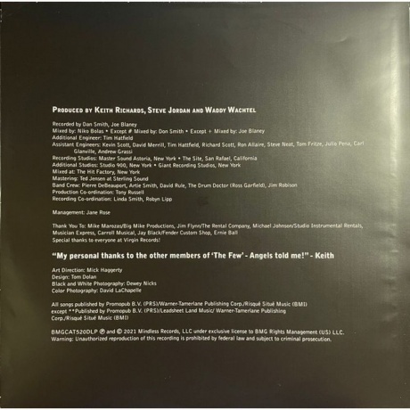 Keith Richards - Main Offender (4050538682977) виниловая пластинка - фото 6