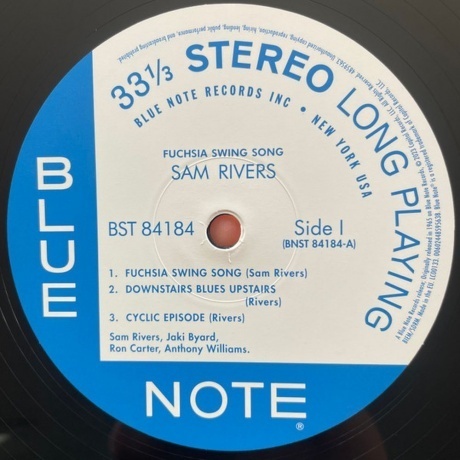 Sam Rivers - Fuchsia Swing Song (0602448595638) виниловая пластинка - фото 3